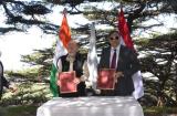 Signing of MoU between Embassy of India, Beirut and Shouf Biosphere Reserve: