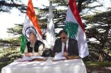Signing of MoU between Embassy of India, Beirut and Shouf Biosphere Reserve