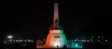 Indian Tricolour Illumination at Rizal Monument