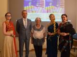 Saree – Tradition and Continuity held at F. Schiller House of Culture in the presence of Ambassador Shrivastava on July 8, 2021