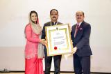 Embassy organised Pravasi Bhartiya Samman (PBS) Award Ceremony to present award to Dr. Siddeek Ahmad,  a prominent businessman and philathropist, who won the PBS award 2021.
