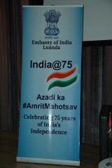 The celebrations of India@75 event in Luanda (March 18, 2021)