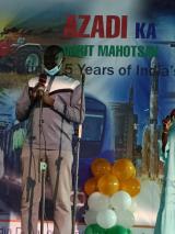Mr. Birame Mbarou, Chief Administrator, Renaissance Monument, Dakar Senegal on India's Independence Day Celebrations on 15 August 2021