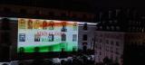 India House at HCI London illuminated with tricolour on the occasion of 75th Independence Day.