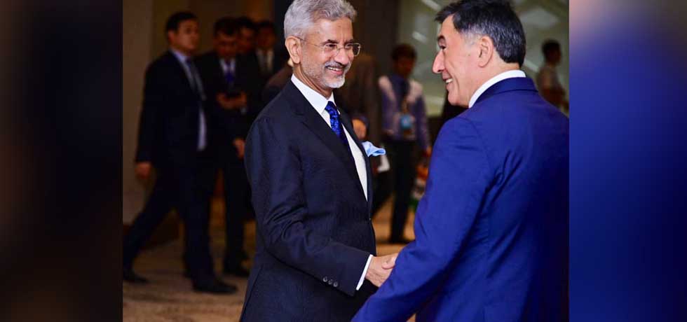 External Affairs Minister Dr. S. Jaishankar met H.E. Mr. Vladimir Norov, Acting Minister of Foreign Affairs of Uzbekistan in Tashkent