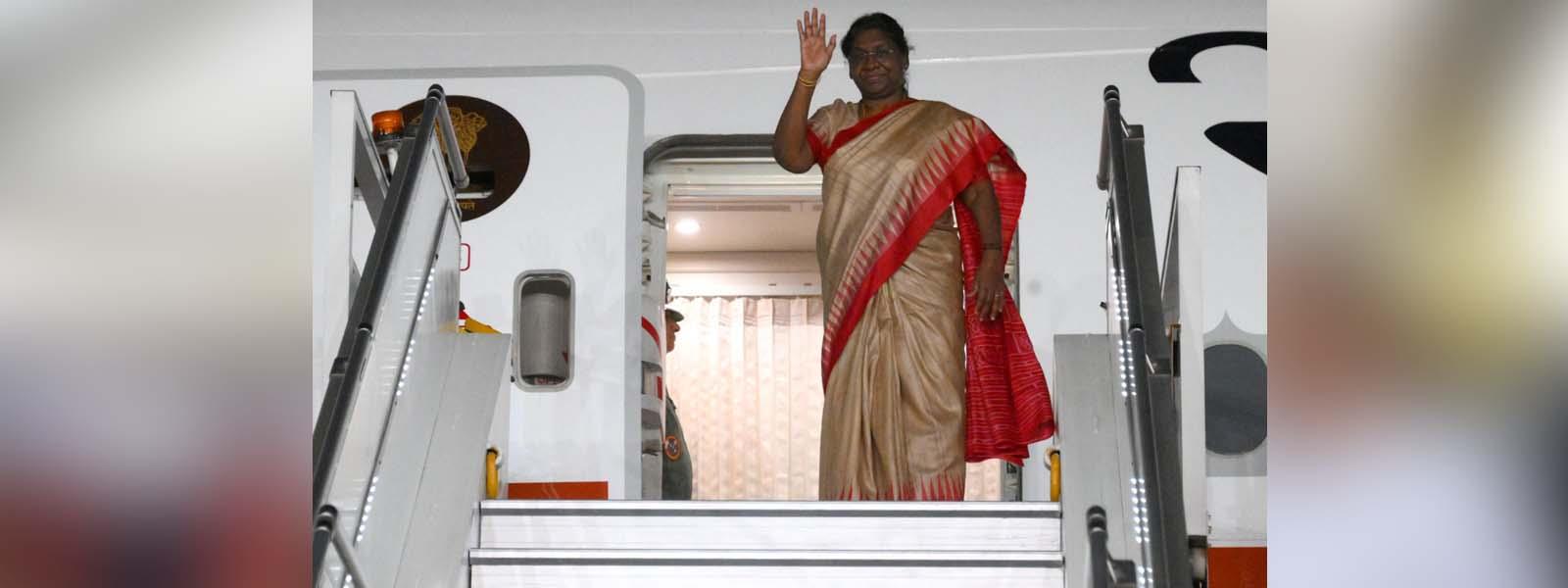 President Smt. Droupadi Murmu emplaned for State visits to Suriname and Serbia