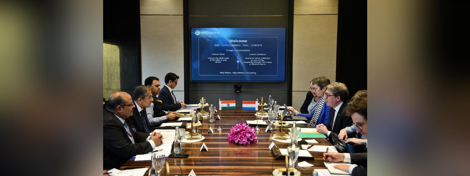 2nd India-Luxembourg Foreign Office Consultations held in New Delhi, co-chaired by Secretary (West), Shri Pavan Kapoor and H.E. Mr. Jean Olinger, Secretary General of Ministry of Foreign and European Affairs, Defence, Development Cooperation and Foreign Trade of Luxembourg