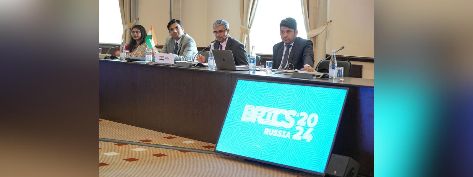 Officer on Special Duty (ER & DPA), Shri P. Kumaran led the Indian delegation at the 2nd BRICS Sherpas and Sous-Sherpas meeting in Moscow