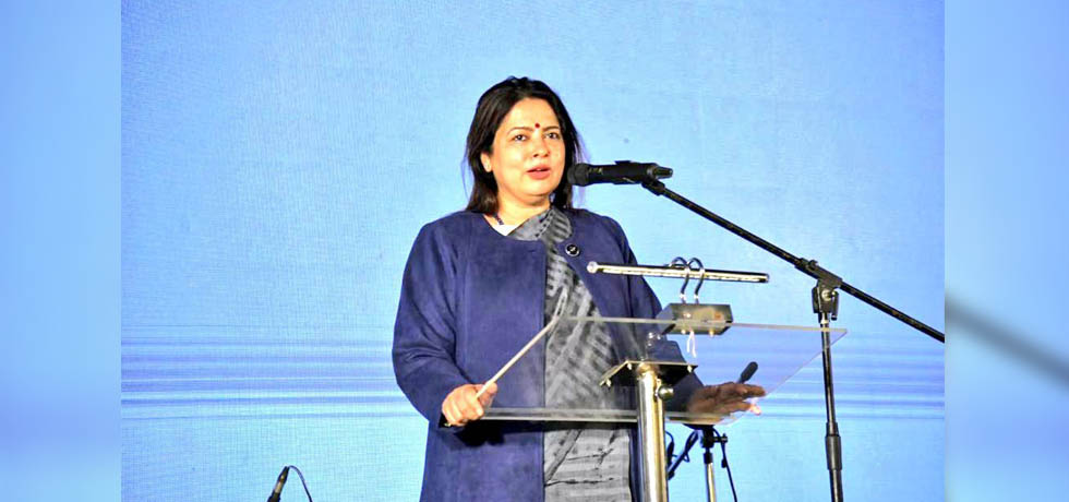Minister of State for External Affairs, Smt. Meenakashi Lekhi attends National Day Reception of Finland at Embassy of Finland to India