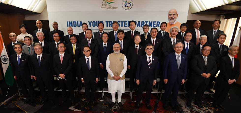 Prime Minister Shri Narendra Modi interacted with the top executives & CEOs from over 30 Japanese companies in Tokyo