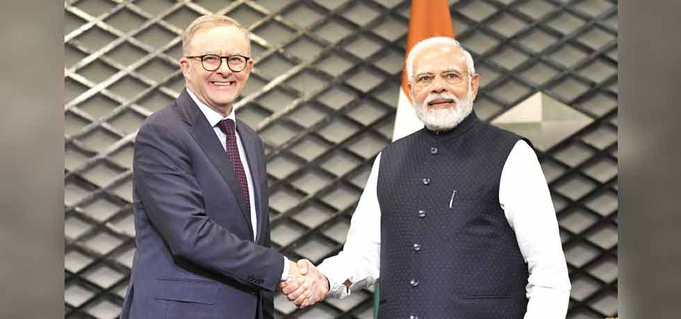 Prime Minister Shri Narendra Modi held talks with Prime Minister of Australia, H.E. Mr. Anthony Albanese in Tokyo