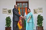 Visit of Minister of Foreign Affairs of Sri Lanka to India (September 08-10, 2017)