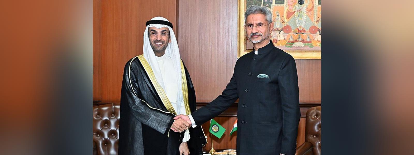 External Affairs Minister Dr. S. Jaishankar met Secretary General of Gulf Cooperation Council Dr. Nayef Falah Mubarak Al-Hajraf in New Delhi
