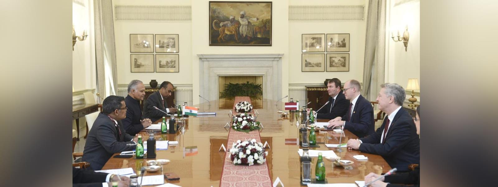 8th India-Latvia Foreign Office Consultation held in New Delhi
