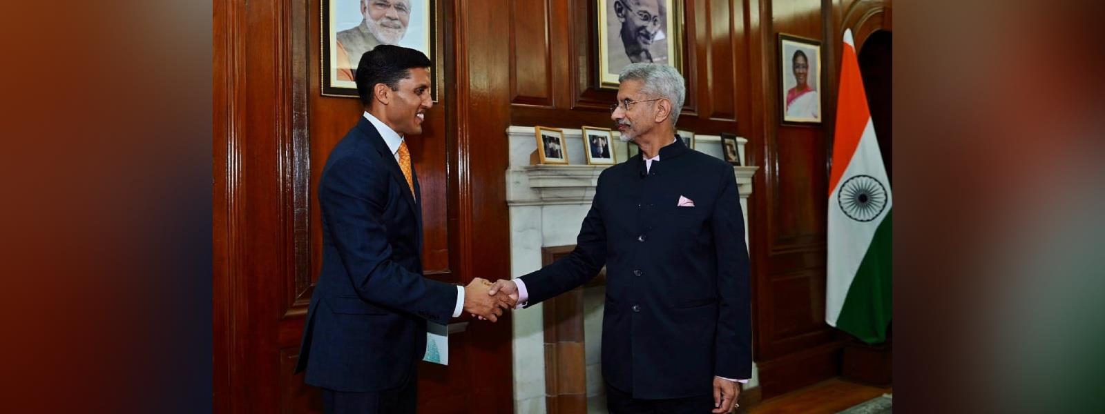 External Affairs Minister Dr. S. Jaishankar met Dr. Rajiv J. Shah, President of The Rockefeller Foundation in New Delhi