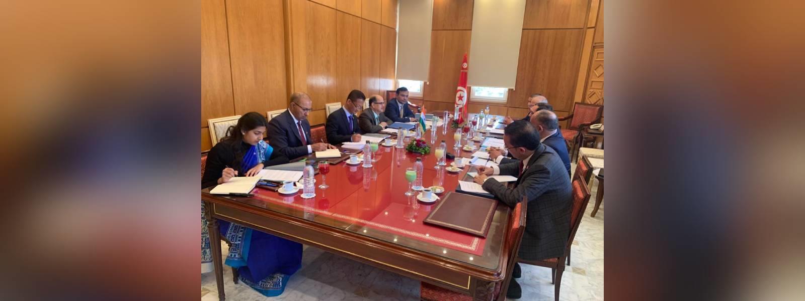 5वां भारत-ट्यूनीशिया विदेश कार्यालय विचार-विमर्श ट्यूनिस में आयोजित किया गया। भारतीय पक्ष का नेतृत्व सचिव (सीपीवी और ओआईए) डॉ. औसाफ सईद ने किया