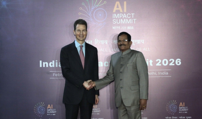 Hereditary Prince of Liechtenstein, His Serene Highness Prince Alois arrived in New Delhi to participate in the India AI Impact Summit
