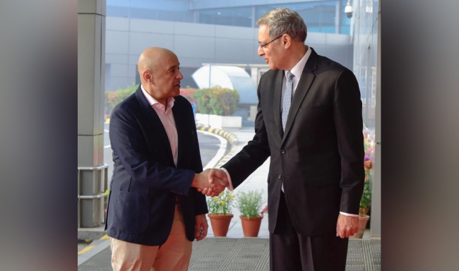 Secretary-General of the Gulf Cooperation Council, H.E. Mr. Jasem Mohamed AlBudaiwi arrived in New Delhi