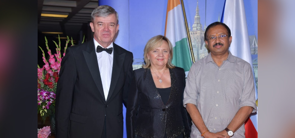 Minister of State for External Affairs,  Shri V. Muraleedharan at the Czech Republic National Day Reception in New Delhi