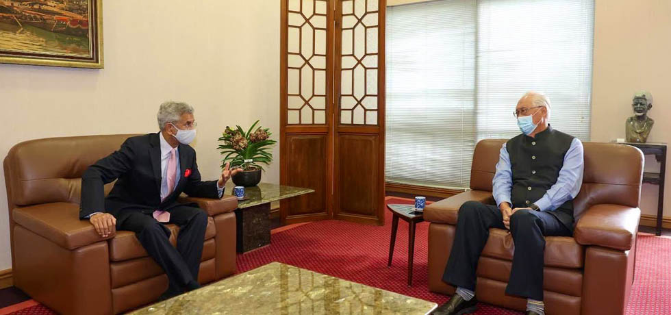 External Affairs Minister, Dr. S. Jaishankar calls on Emeritus Senior Minister Goh Chok Tong