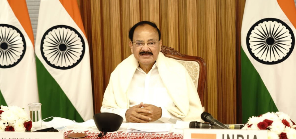 Vice President, M Venkaiah Naidu speaking at the retreat session of the 13th ASEM Summit