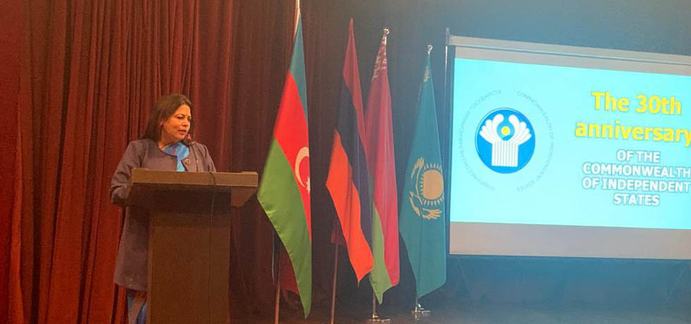 Minister of State for External Affairs, Smt. Meenakashi Lekhi  attends celebrations marking the 30th anniversary of the Commonwealth of Independent States at the Russian Centre for Science and Culture